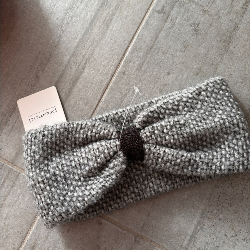 Promod Charcoal Knitted Hairband